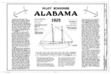Alabama, schooner, 1925